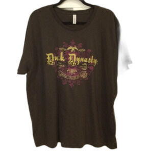 Alstyle T-Shirt Unisex Size XXL Color Brown Pink Duck Dynasty Graphic Tee